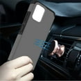 thumbnail image 2 of Case and Pouch Bundle for REVVL 6 5G: Dual Layer Slim Case (Grey) and Vertical Rugged Nylon Belt Holster, 2 of 9