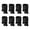 Black 8pcs, variant on Tnobhg 4/6/8/12Pcs Dutch Oven Lid Protector Clips Silicone Cutlery Protection Clip Stackable Easy to Clean Cookware Bumpers for Pots U-Shaped Design Food-Grade Cooking Utensil Accessory