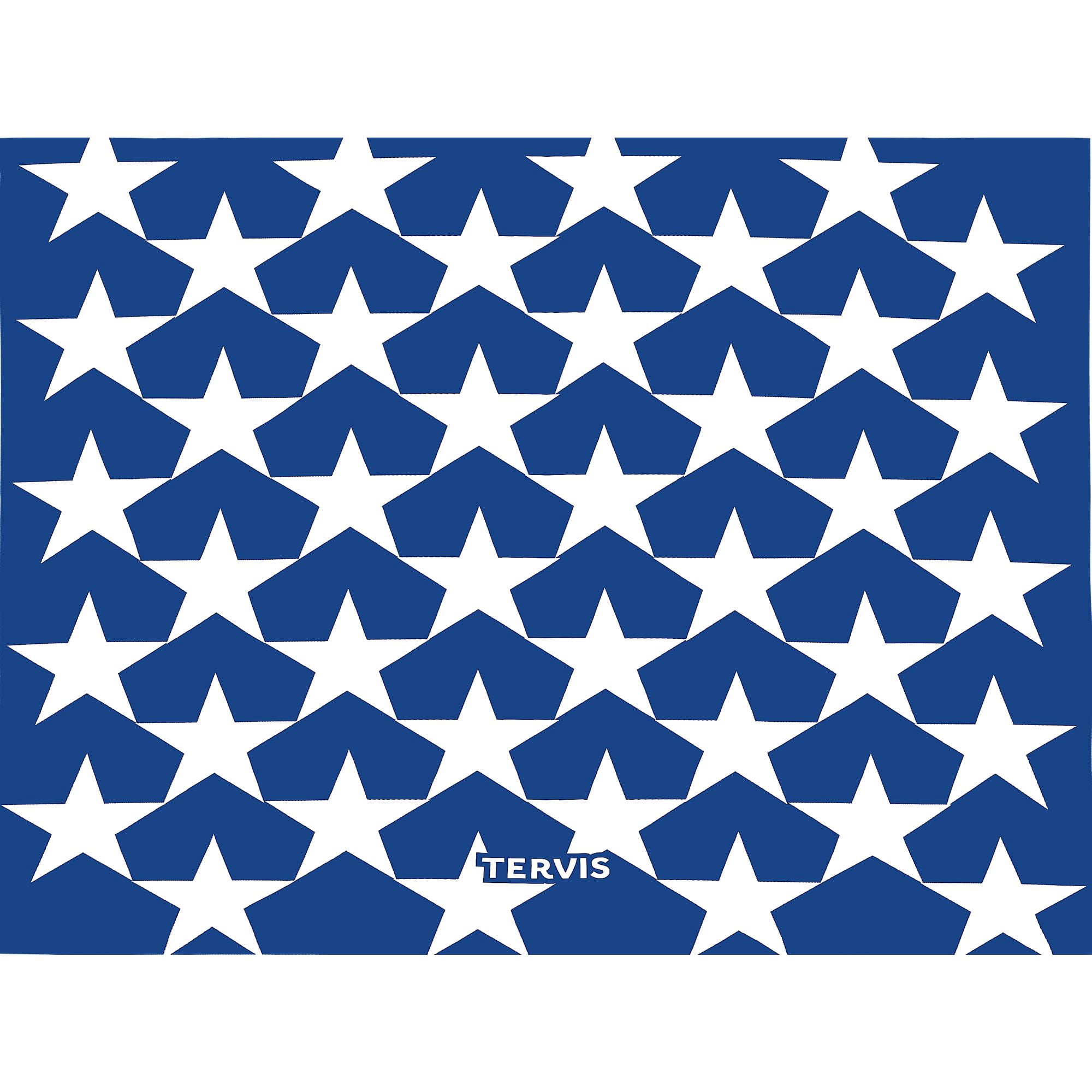 Tervis Star Spangled Double Walled Insulated Tumbler Travel Cup Keeps Drinks Cold & Hot, 24OZ