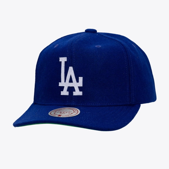 Unisex   Blue Los Angeles Dodgers Vintage Fit Melton Wool Adjustable Hat