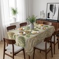 thumbnail image 6 of Vintage Hydrangeas Table Cloth Waterproof Tablecloths, Brown Retro Floral Botanical Farmhouse Tablecloth Dining Table Cover for Kitchen Party Tabletop Outdoor, Rectangle Tablecloth 52x70 Inch, 6 of 9