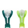 thumbnail image 3 of Dosaele Pets Premium 3-Sided Dog Toothbrush for Dogs for Fresh Breath Gift for Pet Owner, 3 of 12