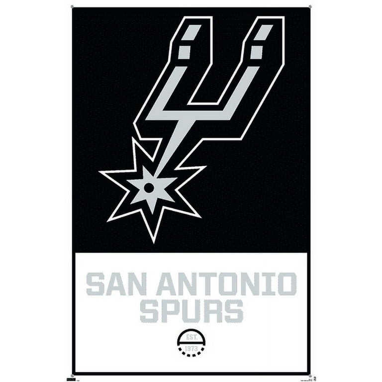 San Antonio Spurs Logo (24x36) - SPT13775 – GLOBAL PRINTS