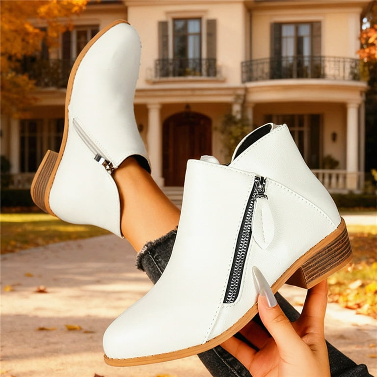 women's low cut dress boots Amazon.com