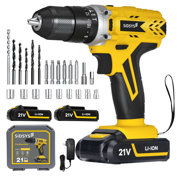 Cordless Drills with 2 Batteries
