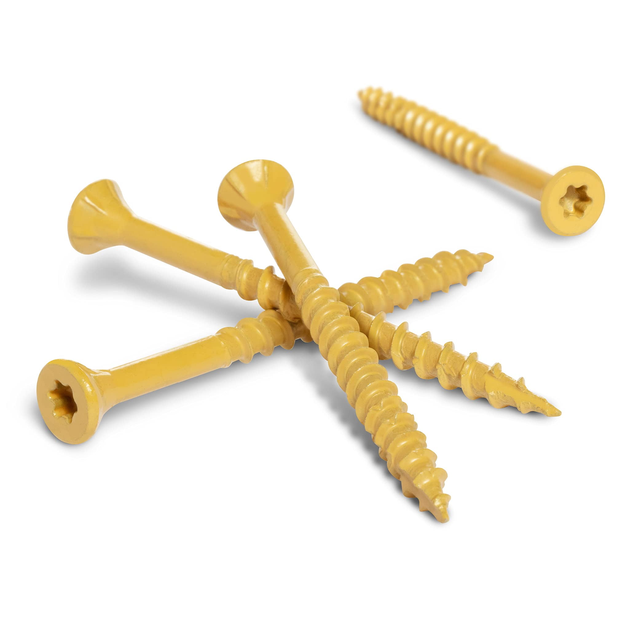 Deck Plus 48422 Tan Deck Screws (#10 x 3-1/2") - 5lb. Box