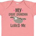 thumbnail image 4 of Inktastic My Great Grandma Loves Me Girls Baby Bodysuit, 4 of 5