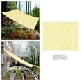 thumbnail image 4 of Parasol rectangular Toldo de Toldo Pantalla de tela - Bloque Resistente Grado commerce business de servicio - Cochera para patio Los 2x1.6m DYNWAVEMX vela de sombra, 4 of 8