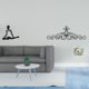 thumbnail image 2 of Escultura abstracta de pensador, figura de escritorio, adorno, estatua, decoración de pared, material metálico, diseño creativo, adecuado para sala de, 2 of 8
