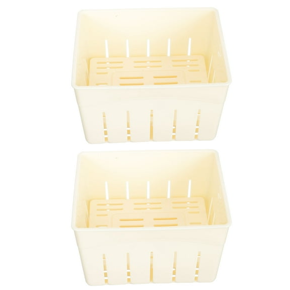 MERRYHAPY 2-Pack Plastic Tofu Molds for Homemade Tofu Making Kitchen Tools and Easy to Use