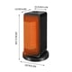 thumbnail image 3 of ¡Liquidación Total!, Calentador doméstico de calentamiento rápido Calentador de alta potencia y ahorro de energía Calentador de escritorio Akmoler, 3 of 9