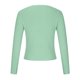 thumbnail image 4 of Cárdigan de moda para mujer, informal, cómodo, liso, de manga larga, blusa, camiseta, cárdigan con botones, tops de poliéster para mujer, 4 of 7
