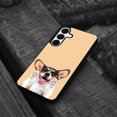 thumbnail image 4 of WIRESTER Shockproof Soft Rubber Cover Case for Samsung Galaxy S25 FE 5G 6.7" 2025, Black Tan Pembroke Welsh Corgi Dog On Sunset Background, 4 of 5
