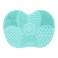 thumbnail image 1 of Estera de limpieza de brochas cosméticas, alfombrilla de limpieza de brochas de maquillaje de silicona, almohadilla para brochas de maquillaje, resultados impresionantes, 1 of 7