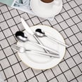 thumbnail image 1 of Durable Stainless Steel Silverware Set – 30-Piece Flatware Set, 3-Pack – Dishwasher Safe Cutlery – Complete Tableware Utensil Set for Kitchen – System Default Color, 1 of 8