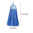 thumbnail image 3 of VBXOAE High Density Velvet Absorbent Kitchen Hand Towel Thickened Dishwashing Rags Soft Skin Friendly Hanging Bathroom Hand Wipe Convenient Storage Fashionable Cartoon Design Suit Home Use, 3 of 6