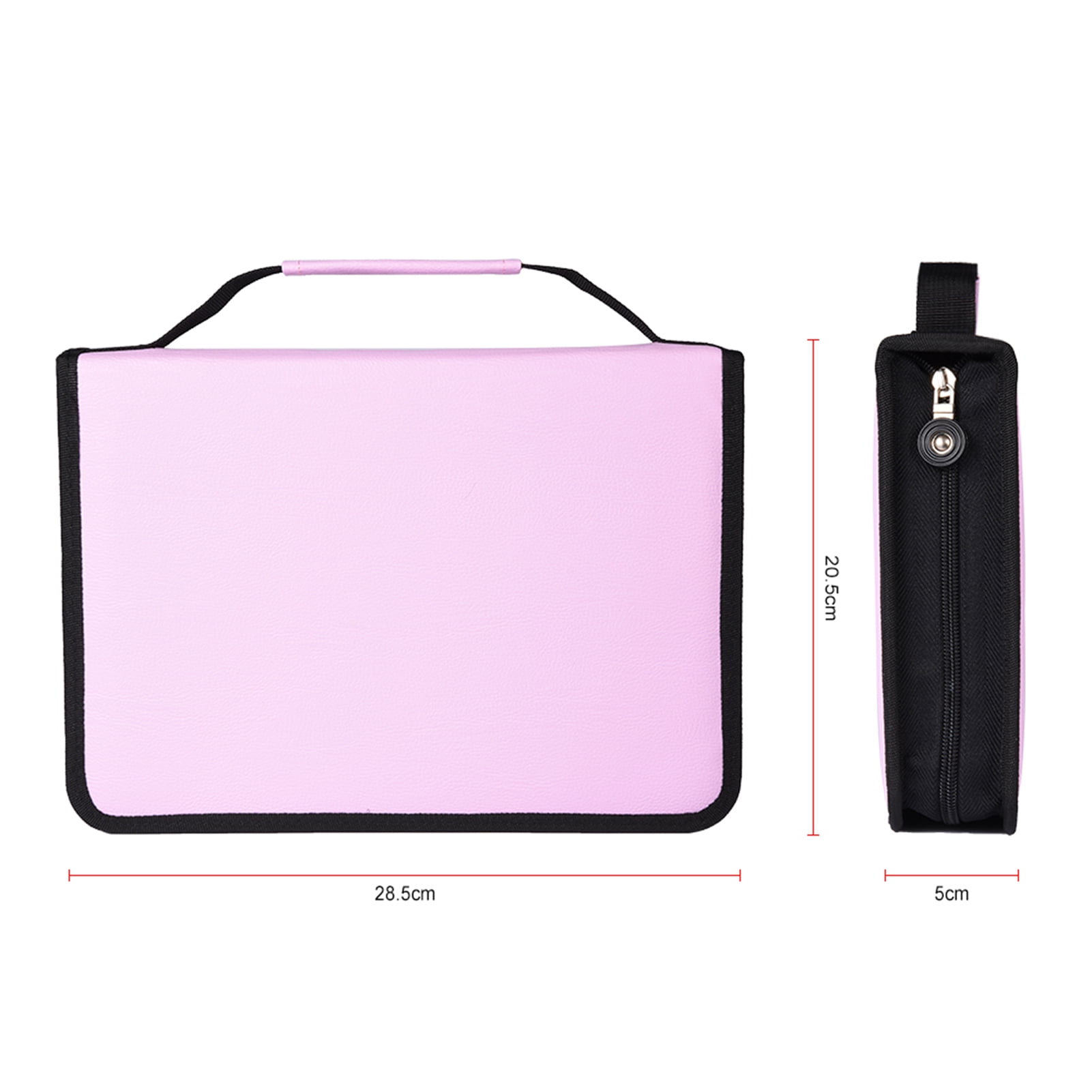 UrbanEden 150 Slots Large Capacity PU Leather Fabric Pencil Case Pen Bag,Pencil Case