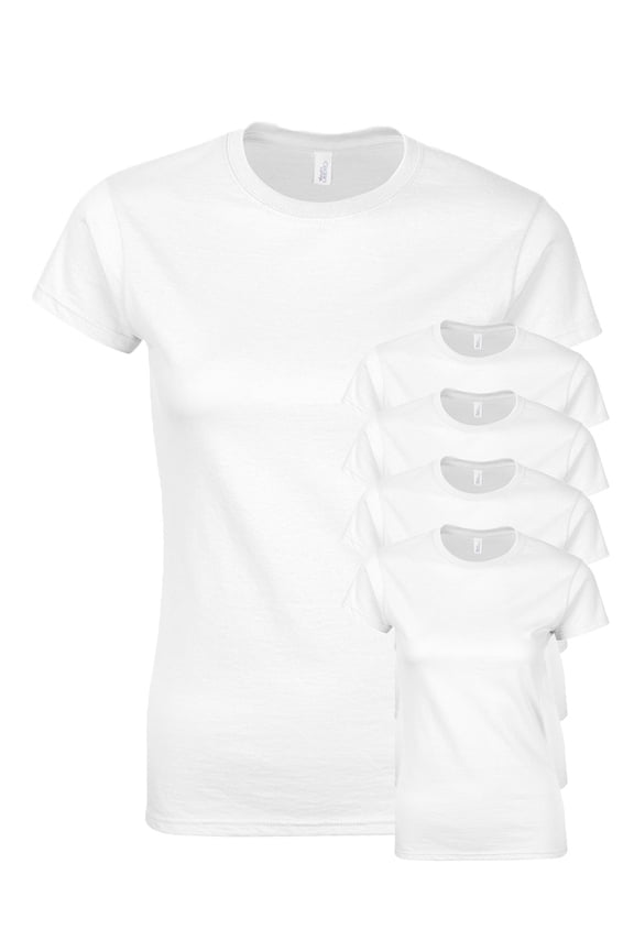 Junior-Fit Softstyle Sports T-Shirt, Pack of 5