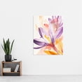 thumbnail image 4 of Artery8 Purple Yellow Crocus Flowers Watercolour Light Living Room Extra Large XL Wall Art Poster Print, 4 of 5