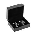 thumbnail image 4 of BodyJ4You 2PC Cufflinks Personalized Initials Letter P Men's Button Shirt Business Gift, 4 of 6