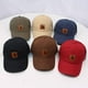 thumbnail image 2 of BR Elegante sombrero de béisbol de lona beige para mujer, sombrero para el sol con lengua de pato, suave y lavado, con etiqueta de cuero, 2 of 3