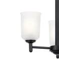 thumbnail image 2 of 43670BK Kichler Lighting Shailene - 3 light Mini Chandelier - 17.5 inches wide-Black Finish    -Traditional Installation, 2 of 10
