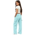 thumbnail image 5 of XINXIAOO Unisex Boys Girls Sweatpants Active Fit Elastic Waist Jogger Sweatpants with Pockets Boys Athletic Pants Sky Blue Sweat Pants for Girls Girls Clothes 11-12 Years, 5 of 8