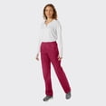 thumbnail image 3 of Spectrum Soft Scrub Pants - Elastic Waist Pants for Unisex - Wine - 2X(3" Tall), 3 of 5
