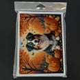 thumbnail image 3 of Australian Shepherd Terrier Fall Greeting Cards and Envelopes Pack of 8 7 in x 5 in, 3 of 3