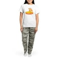 thumbnail image 4 of CafePress - Vintage Wisconsin Cheese Pajamas - Women's Short Sleeve Print T-Shirt and Pants Light Cotton Pajama Set, 4 of 7