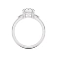 thumbnail image 3 of Meryn Jewel Round Cut 1.77 Ct Lab-Created Simulated Diamond Ring - 14K White Gold Plated Engagement Wedding Trilogy Ring for Women - Bridal Jewelry for Weddings, Proposals, or Anniversary Gifting, 3 of 6