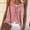 Pink, variant on Womens Camisole Tank Top Sevevn Women's Spring/Summer Sleeveless Stripe Spliced Loose Casual Top Basic Tank Tops For Women