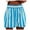 Sky Blue, variant on Riforla Women's Fashion Striped Casual Elastic Waist Pocket Shorts for Women Light Pink M