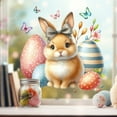 thumbnail image 2 of KOYPTL Large Easter Wall Stickers,Easter Eggs Bunnies Wall Decals Window Clings for Spring Summer Bedroom Living Room Decorations,Colorful Flowers Decor Party Supplies for Home Office Door Ornaments, 2 of 6