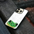 thumbnail image 4 of FINCIBO Soft Rubber Protector Cover Case for Apple iPhone 14 Pro Max 6.7" 2022, Green Frog, 4 of 5