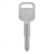 Hillman 5965421 Automotive Universal Key Blank for B74 Double Sided for Isuzu - Case of 10, Silver
