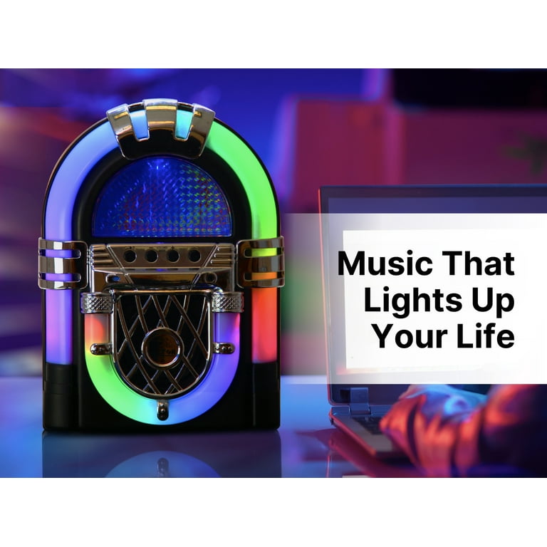 Victor, Mini Bluetooth Jukebox, VDTJ-1000, Multicolor LED Lighting