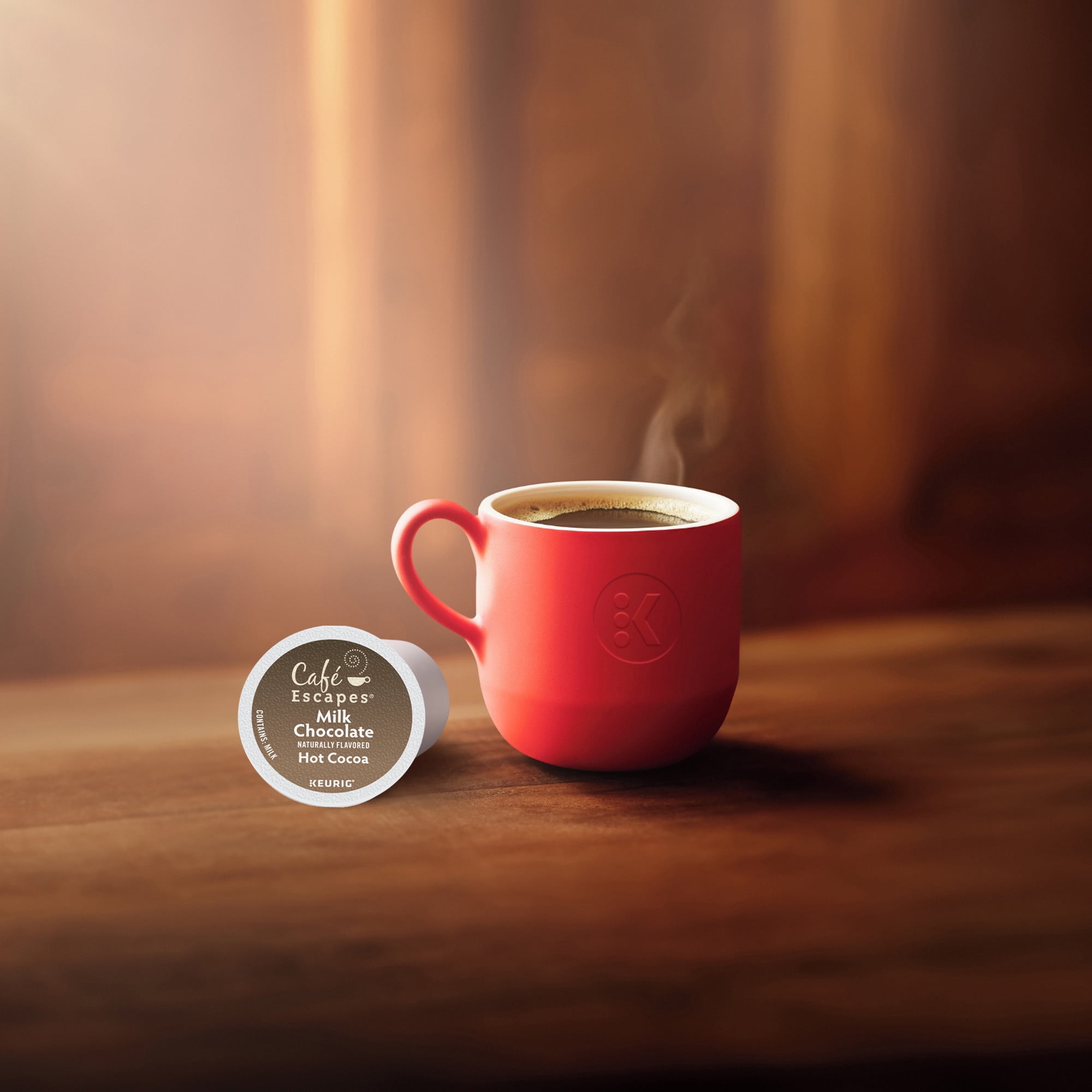 Cafe escapes milk chocolate hot cocoa top