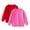 #0361-Hot Pink, variant on Unisex Kids Solid Cotton Thin Pullover 2PC Sweatshirt T-Shirt Toddler Baby Crewneck Long Sleeve Tshirts Tops Blouse