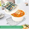 thumbnail image 3 of Yayeee Pot Holders Kitchen Heat Resistant with Pocket 7"x9.8" Cotton Oven Cooking Hot Pads, White Shelf, 3 of 7