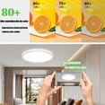 thumbnail image 2 of 24W 30cm Lampara de Techo LED, l&aacute;mpara de techo redonda regulable con control remoto, 3000-6500K l&aacute;mpara inteligente ultrafina para cocina sala de estar dormitorio ba&ntilde;, 2 of 8