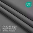thumbnail image 3 of Juego de Cortinas Opacas Joydeco 160x160cm Gris Claro 2 Paneles, 3 of 9