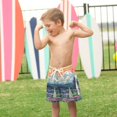 thumbnail image 4 of FORMRS Boys Swim Trunks Quick Dry Mesh Liner Boardshorts Sizes XS-XL, Floral Mountain, 4 of 7