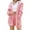 Pink, variant on 3 Piece Lounge Sets and Women, Hugcore Women's Fuzzy 3 Piece Warm Outfit Fleece Warm Crop Top Shorts Pajamas Loungewear Sets Warm Pj Set Women's Lounge Pink 2XL