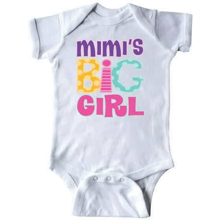 

Inktastic Mimi Grandma Big Girl grandchild Gift Baby Girl Bodysuit