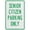Warning Sign 1, variant on Notice All Visitors To Wait In The Office Reflective Aluminum Sign - 8"x12", Rust Free, Weather Resistant, Waterproof, Easy To Mount - School, Office, Clinic, Business