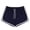 Navy Blue, variant on YUEVORA Athletic Shorts for Women, Dolphin Running Workout Shorts, Elastic Waist Drawstring Summer Casual Lounge Shorts for Gym Yoga and Daily Wear