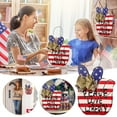 thumbnail image 3 of TERGAYEE Independence Day Welcome Sign,Wooden Hanging Door Decor 4th of July Wood Wreaths Front Door Decorations for Presidents Day Labor Day Outdoor Farmhouse Porch, 3 of 9
