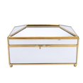 thumbnail image 1 of Caja de pañuelos con superficie de espejo para el hogar, caja de almacenamiento de pañuelos y servilletas para sala de estar (S), 1 of 5