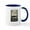 White/Navy Inside, variant on CafePress - Fenrir Mead Mug - 11 oz Ceramic Mug - Novelty Coffee Tea Cup